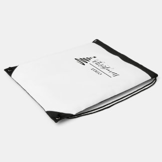 Personalized Christmas Gift Custom Modern T-Shirt Drawstring Bag