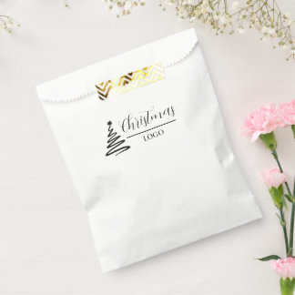 Personalized Christmas Gift Custom Modern T-Shirt Favor Bag