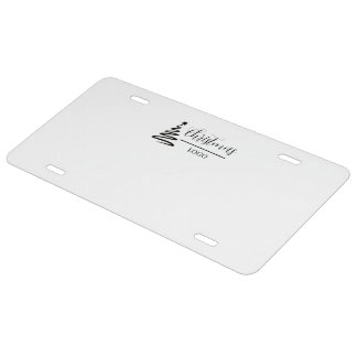 Personalized Christmas Gift Custom Modern T-Shirt License Plate