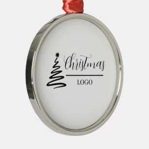 Personalized Christmas Gift Custom Modern T-Shirt Metal Ornament