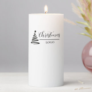 Personalized Christmas Gift Custom Modern T-Shirt Pillar Candle