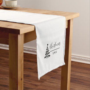 Personalized Christmas Gift Custom Modern T-Shirt Short Table Runner