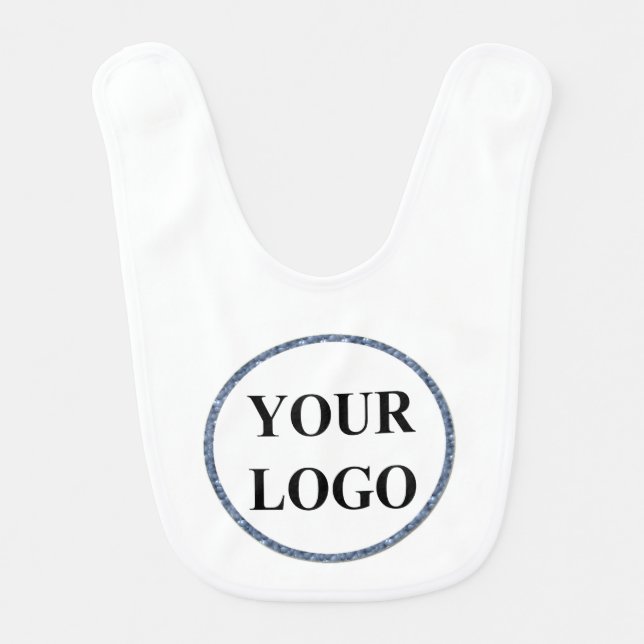 Personalized Christmas Gift Customized Idea LOGO Baby Bib (Front)