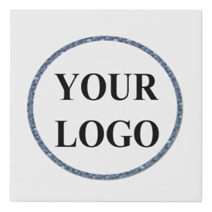 Personalized Christmas Gift Customized Idea LOGO Faux Canvas Print