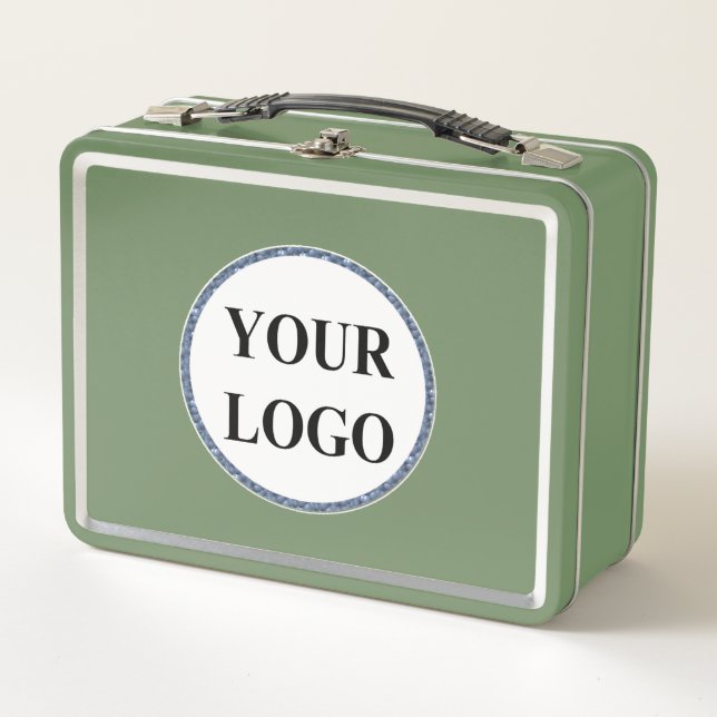 Personalized Christmas Gift Customized Idea LOGO Metal Lunch Box (Front)