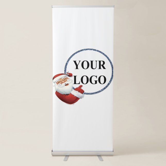 Personalized Christmas Gift Customized Idea LOGO Retractable Banner (Front)