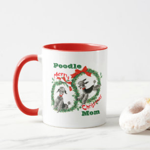 Personalized Christmas Gift for Poodle Dog Owner Mug