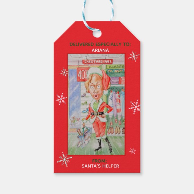 PERSONALIZED CHRISTMAS GIFT LABEL (Front)