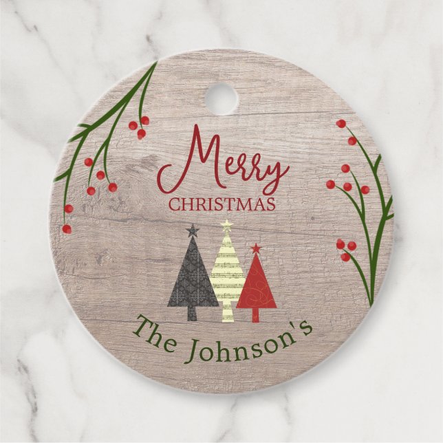 Personalized Christmas Gift Tag (Front)
