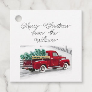 Personalized Christmas gift tag