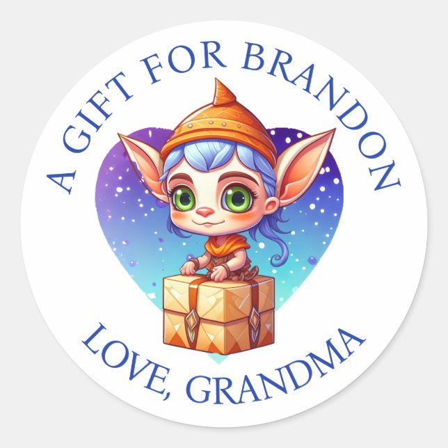 Personalized Christmas Gift Tags (Front)