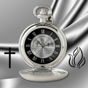 Personalized Christmas Gifts for Pastors Pocket Watch