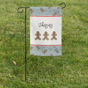Personalized Christmas Gingerbread Man Yard Sign