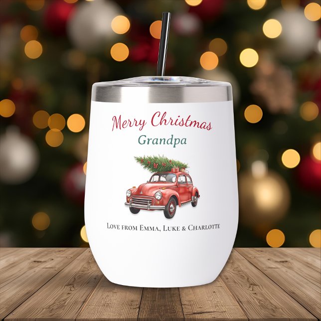 Personalized Christmas Grandpa Tumbler Gift (Creator Uploaded)