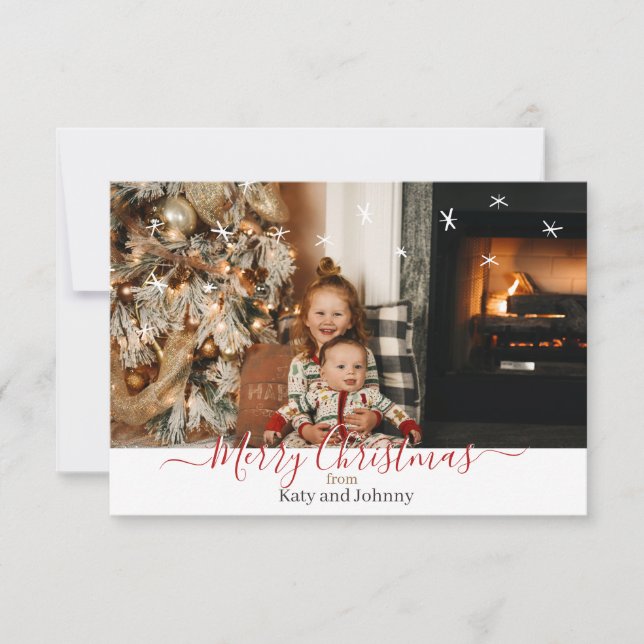 Personalized Christmas Greeting Card (Front)