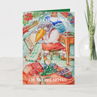 Personalized Christmas Greeting Card for Good Kids