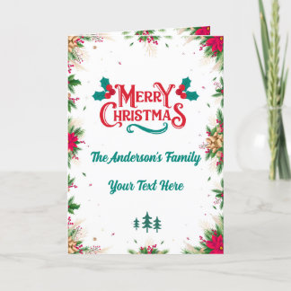 Personalized Christmas Greeting Cards