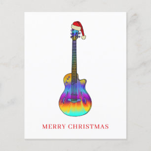 Personalized Christmas Guitar  Flyer