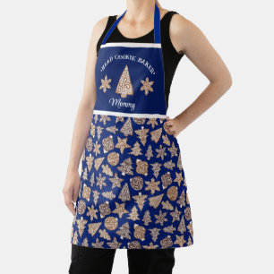 Personalized Christmas Head Cookie Baker Custom Apron