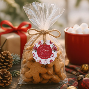 Personalized Christmas Holiday Cookie Baking Favor Tags