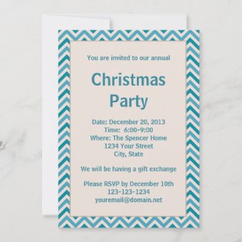 Personalized Christmas Holiday Party Invitations by thechristmascardshop at Zazzle