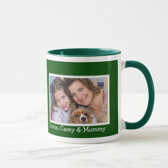 Personalized Christmas Holiday Photo Mug (Right)