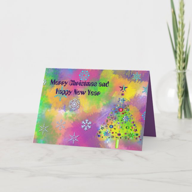 Personalized Christmas Holiday|Seasons Greetings Holiday Card (Front)