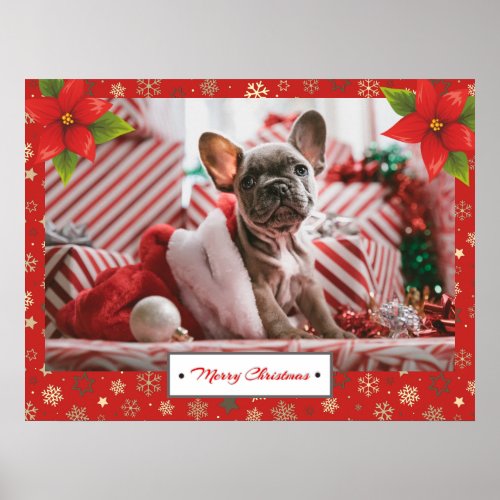 Personalized Christmas Holidays Photo Poster