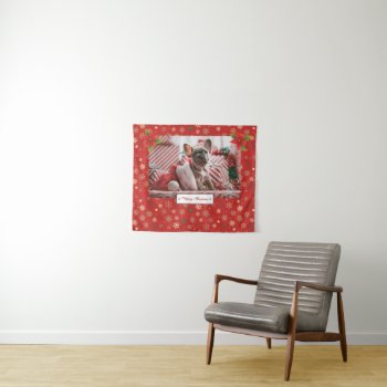 Personalized Christmas Holidays Photo Tapestry by ChristmaSpirit at Zazzle