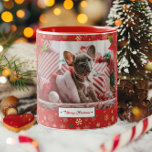 Personalized Christmas Holidays Photo Two-Tone Coffee Mug