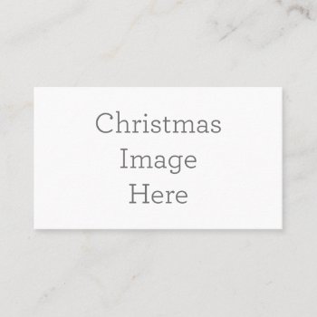 Personalized Christmas Image Business Card by zazzle_templates at Zazzle