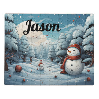 Personalized Christmas Jigsaw puzzle