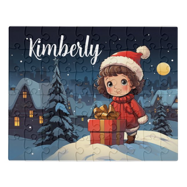 Personalized Christmas Jigsaw puzzle (Puzzle Horizontal)