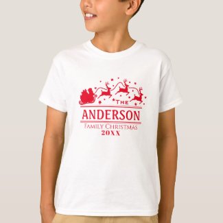 Personalized Christmas Kids Family Name Holiday