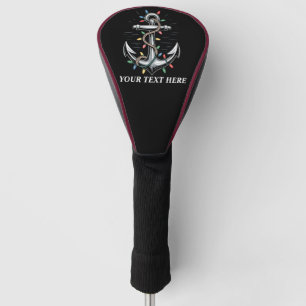 Personalized Christmas Lights Boating Sailing Golf Head Cover
