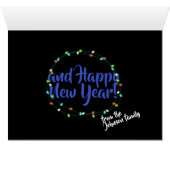 Personalized Christmas Lights Merry Christmas Cards (Inside Horizontal (Bottom))