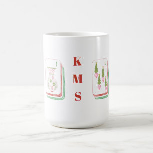 Personalized Christmas Mahjong Gift Coffee Mug