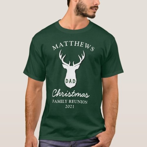 Personalized Christmas Matching Family Reunion T_S T_Shirt
