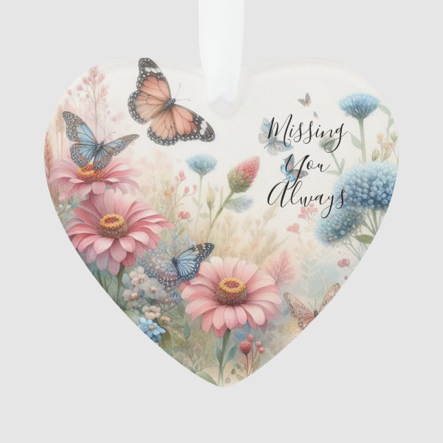 Personalized Christmas Memorial Ornament (Front)