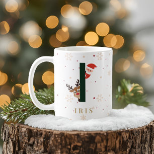 Personalized Christmas Monogram I Mug