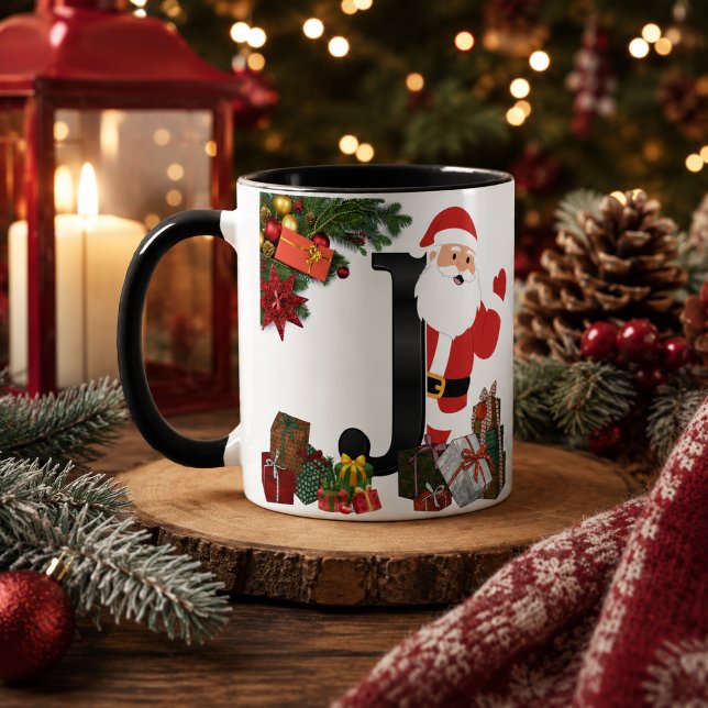 Personalized Christmas Monogram Mug  (Creator Uploaded)