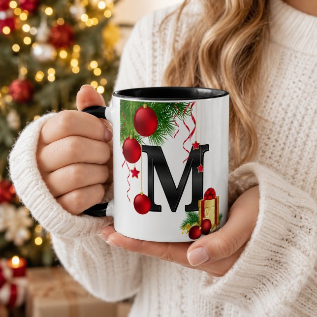 Personalized Christmas Monogram Mug (Creator Uploaded)
