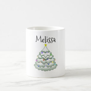 Personalized Christmas Morphing Mug/Tree Color Morph Mug