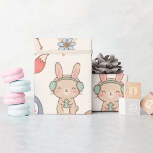 Personalized Christmas Name Wrapping Paper | Elega