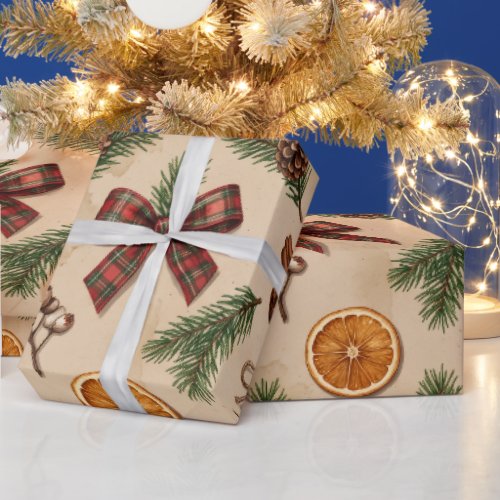 Personalized Christmas Name Wrapping Paper | Elega