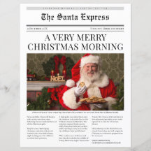 Personalized Christmas Newspaper