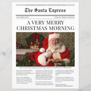 Personalized Christmas Newspaper