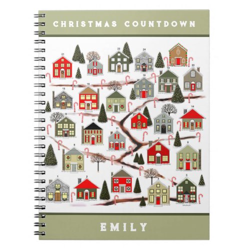 Personalized Christmas Notebook