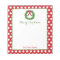 Personalized Christmas Notepad | Holiday Wreath
