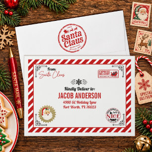 Personalized Christmas Official Santa Letter Mail Envelope